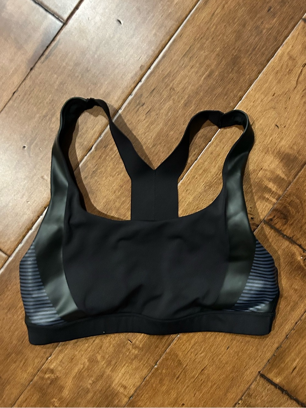 Allyson Felix Athleta Black Racerback Sports Bra
